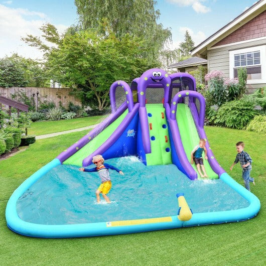 Inflatable Water Park Mighty Bounce House with Pool and 780W Blower LuxuryLifeWay Online Store