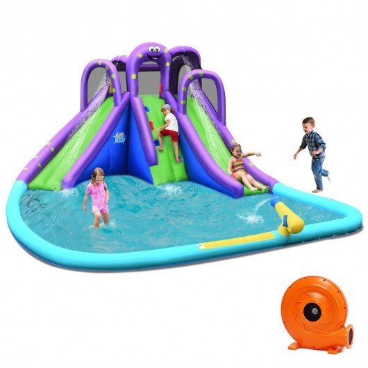 Inflatable Water Park Mighty Bounce House with Pool and 780W Blower LuxuryLifeWay Online Store