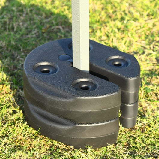 $49 Only! Set of 6 Canopy Weights 30lbs Water Sand Filled Weight Plate Kit LuxuryLifeWay Online Store