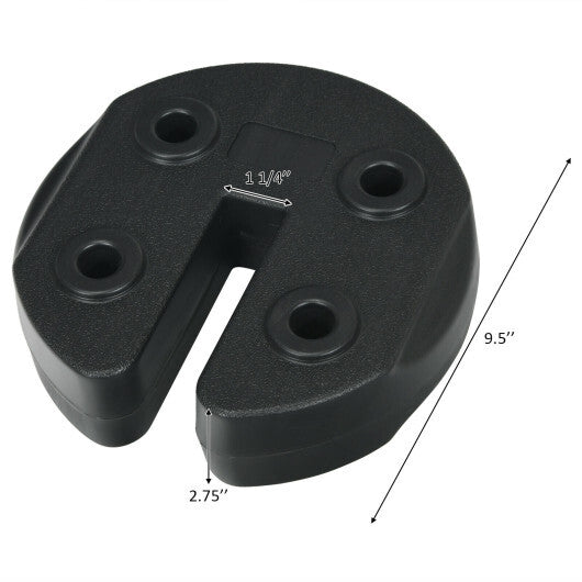 $49 Only! Set of 6 Canopy Weights 30lbs Water Sand Filled Weight Plate Kit LuxuryLifeWay Online Store