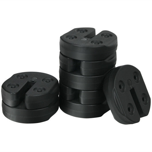 Set of 8 Canopy Weights 40lbs Weight Plate Kit with No-Pinch Design LuxuryLifeWay Online Store