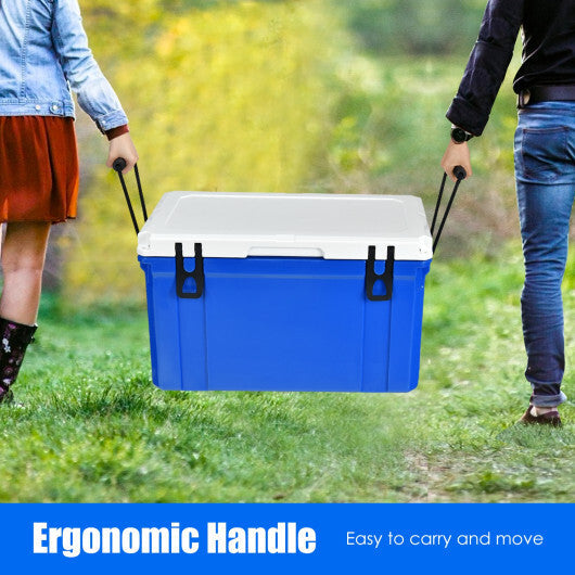 58 Quart Leak-Proof Portable Cooler  Ice Box for Camping-Blue LuxuryLifeWay Online Store