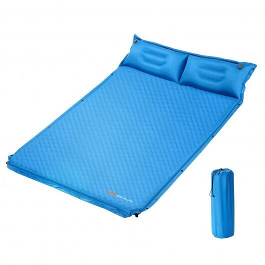 Self-Inflating Camping Outdoor Sleeping Mat with Pillows Bag LuxuryLifeWay Online Store