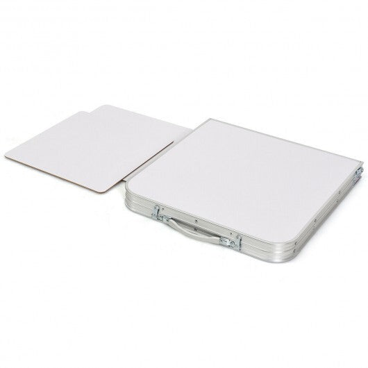 Height Adjustable Folding Camping  Table-Gray - Color: Gray LuxuryLifeWay Online Store