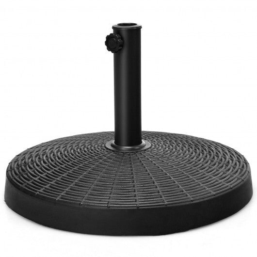 49 LBS Patio Resin Umbrella Base Stand for Outdoor LuxuryLifeWay Online Store