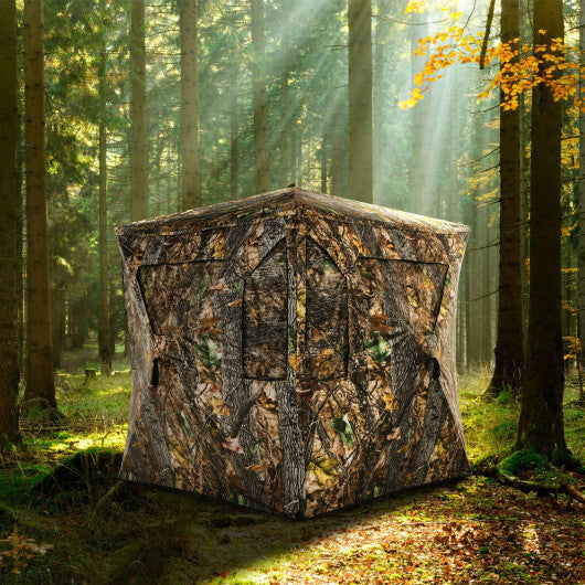 3 Person Portable Pop-Up Ground Tent with Gun Ports and Carrying Bag LuxuryLifeWay Online Store