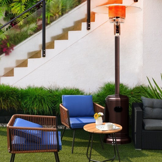 Garden Propane Standing LP Gas Steel Accessories Heater-Silver LuxuryLifeWay Online Store