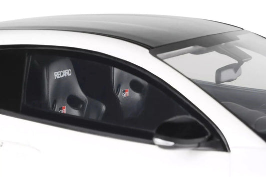 2022 Toyota GRMN Yaris RHD (Right Hand Drive) Platinum White Pearl with Black Hood and Top Limited Edition to 999 pieces Worldwide 1/18 Model Car by Otto Mobile LuxuryLifeWay Online Store
