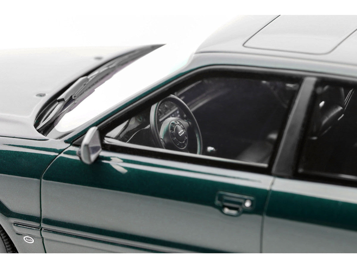 1993 Audi S2 Sedan Emerald Green Metallic Limited Edition to 2000 pieces Worldwide 1/18 Model Car by Otto Mobile LuxuryLifeWay Online Store