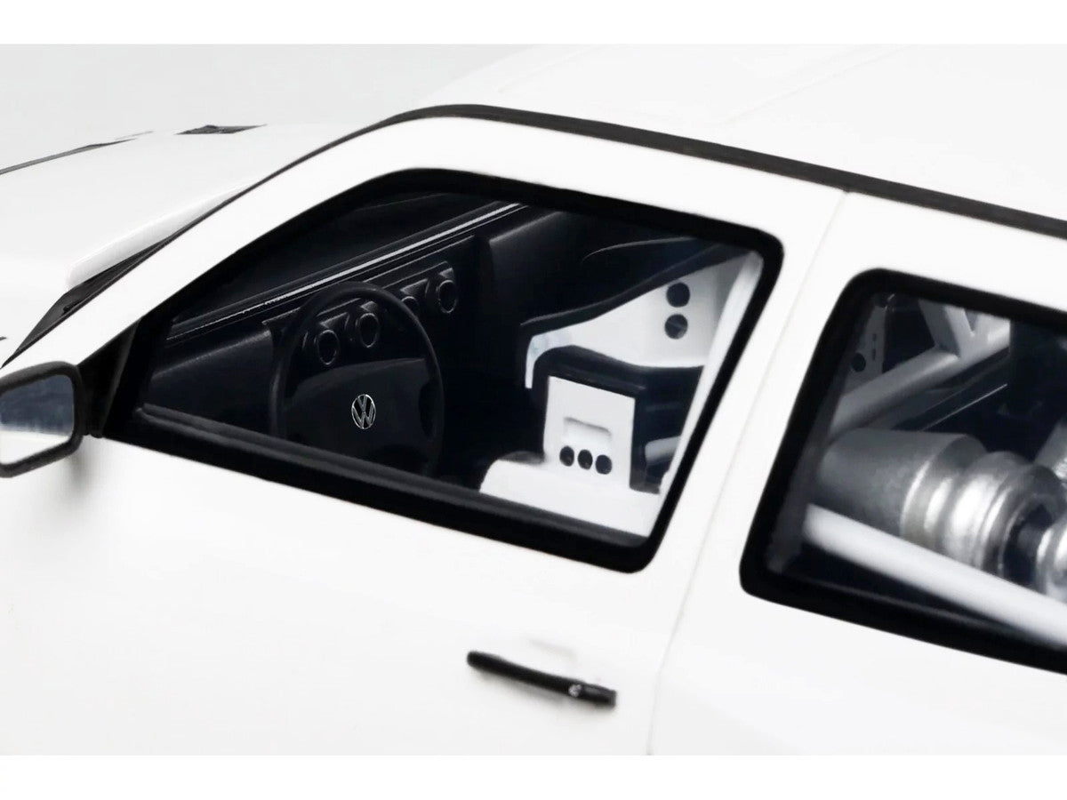 2024 Volkswagen Golf III by Khyzyl Saleem White Limited Edition to 2000 pieces Worldwide 1/18 Model Car by Otto Mobile LuxuryLifeWay Online Store
