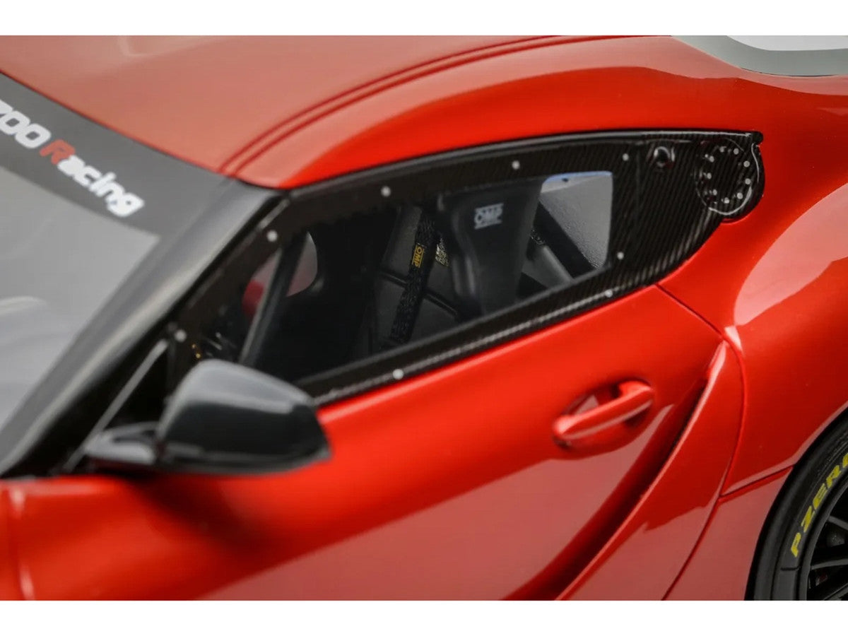 2023 Toyota Supra GT4 100 Edition Plasma Orange Metallic Limited Edition to 999 pieces Worldwide 1/18 Model Car by Otto Mobile LuxuryLifeWay Online Store