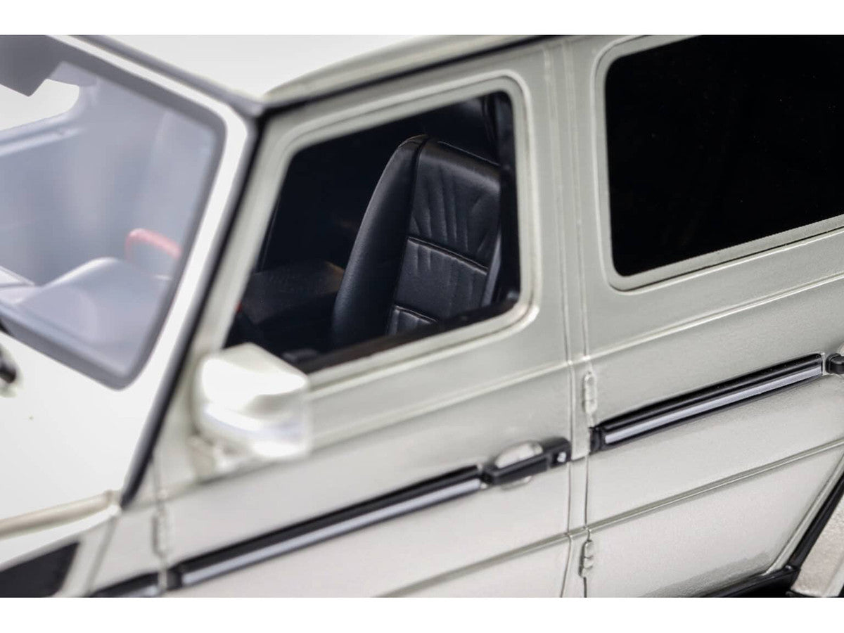 2003 Mercedes-Benz G-Class 55 AMG Iridium Silver Metallic Limited Edition to 999 pieces Worldwide 1/18 Model Car by Otto Mobile LuxuryLifeWay Online Store