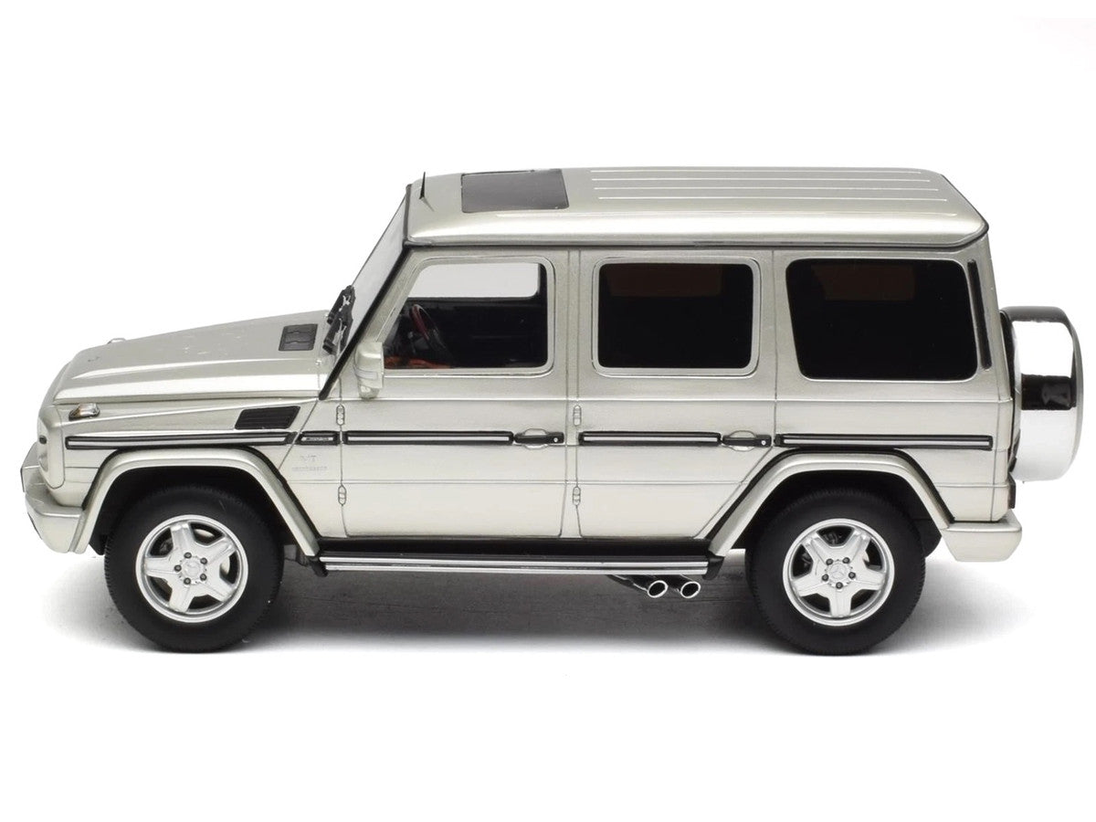 2003 Mercedes-Benz G-Class 55 AMG Iridium Silver Metallic Limited Edition to 999 pieces Worldwide 1/18 Model Car by Otto Mobile LuxuryLifeWay Online Store