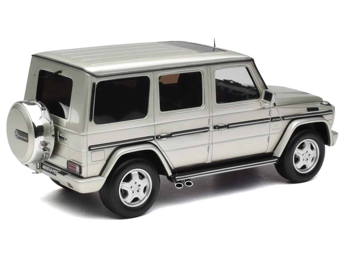 2003 Mercedes-Benz G-Class 55 AMG Iridium Silver Metallic Limited Edition to 999 pieces Worldwide 1/18 Model Car by Otto Mobile LuxuryLifeWay Online Store