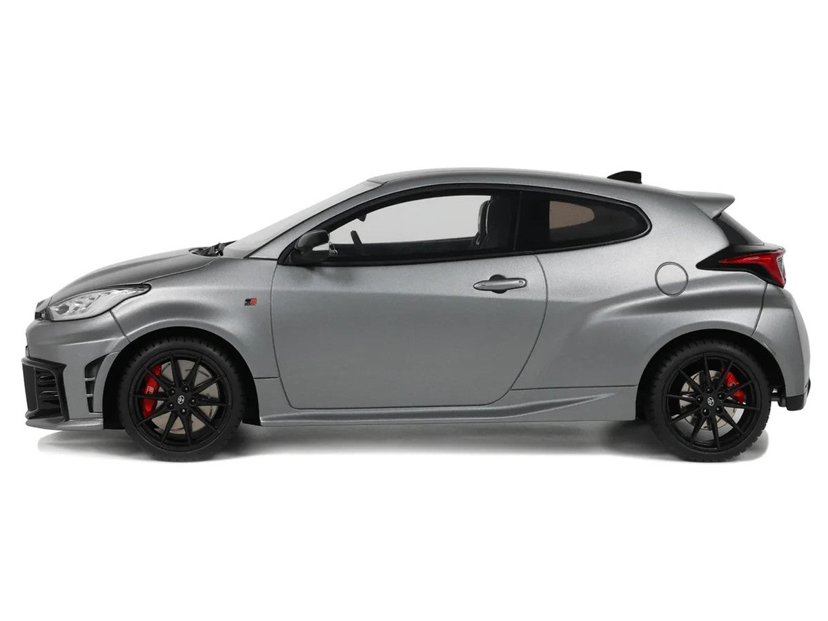 2024 Toyota GR Yaris Precious Metal Gray Metallic Limited Edition to 999 pieces Worldwide 1/18 Model Car by Otto Mobile LuxuryLifeWay Online Store