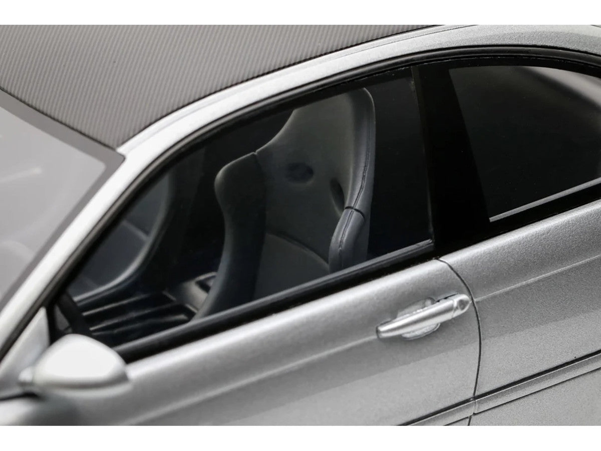 2001 BMW E46 M3 GTR Street Titan Silver Metallic 1/18 Model Car by Otto Mobile LuxuryLifeWay Online Store