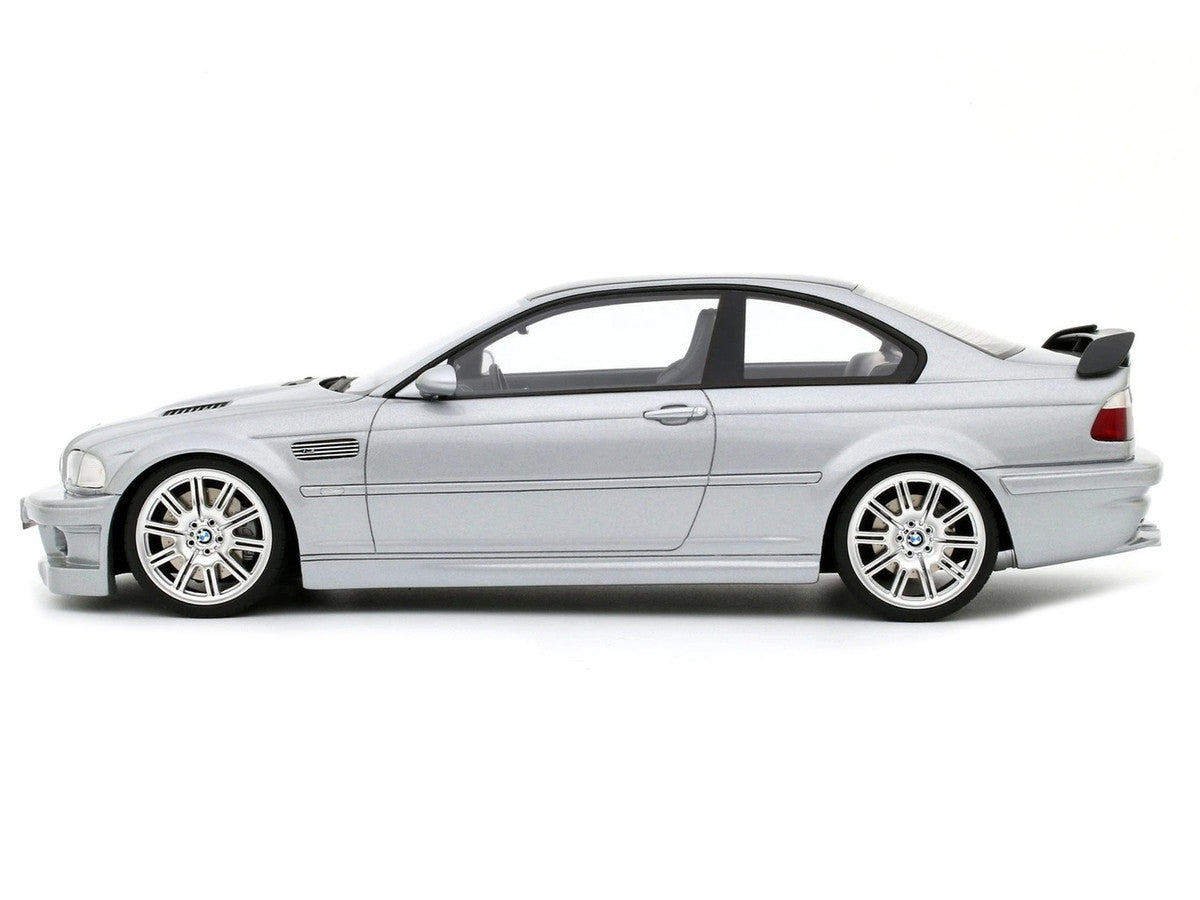2001 BMW E46 M3 GTR Street Titan Silver Metallic 1/18 Model Car by Otto Mobile LuxuryLifeWay Online Store