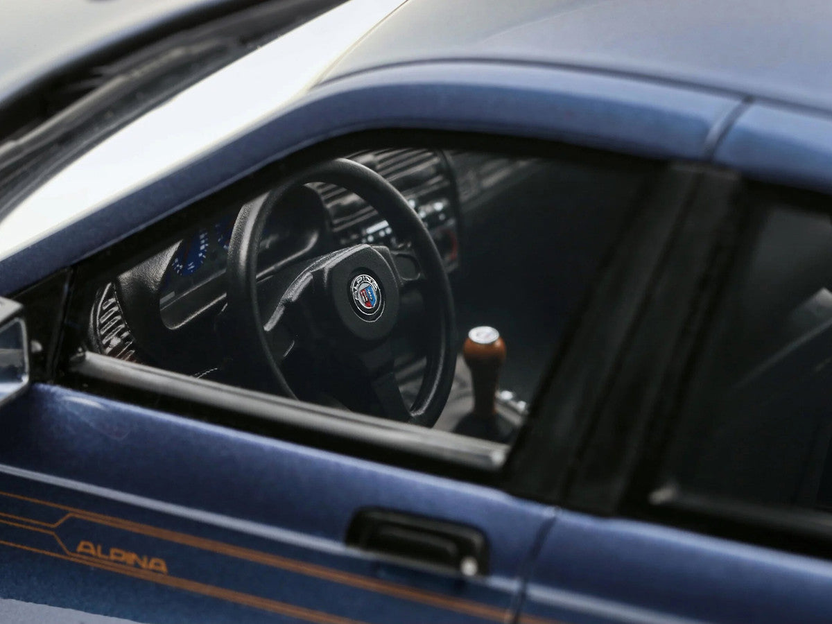 1992 BMW Alpina B6 2.8 Alpina Blue Metallic Limited Edition to 2500 pieces Worldwide 1/18 Model Car by Otto Mobile LuxuryLifeWay Online Store