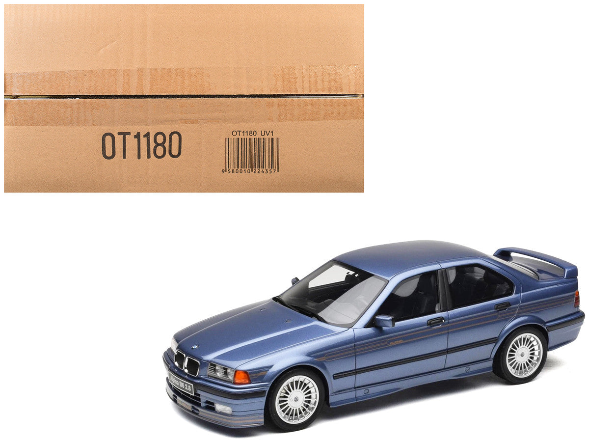1992 BMW Alpina B6 2.8 Alpina Blue Metallic Limited Edition to 2500 pieces Worldwide 1/18 Model Car by Otto Mobile LuxuryLifeWay Online Store