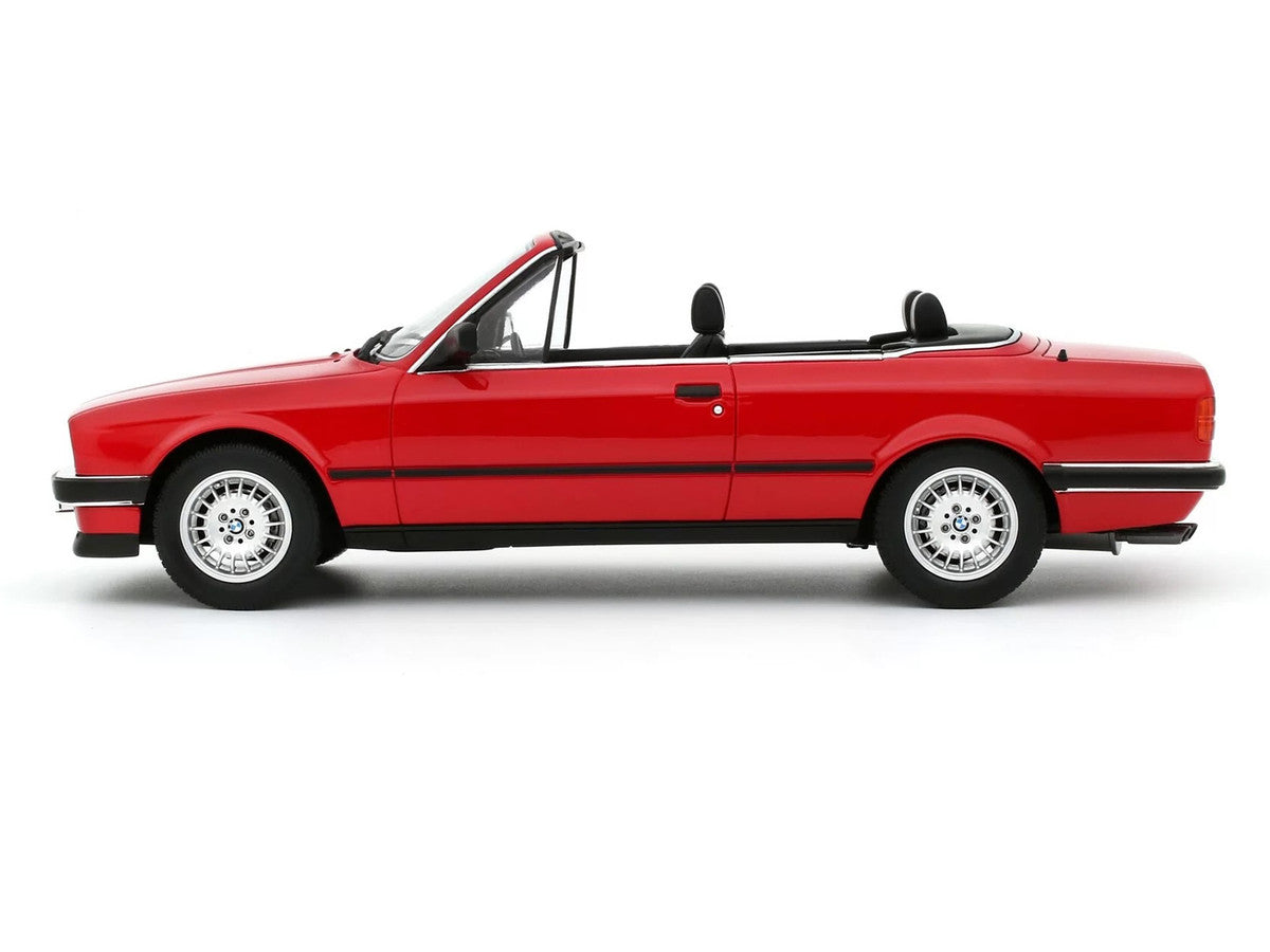 1986 BMW 325i Convertible Bright Red Limited Edition to 2000 pieces Worldwide 1/18 Model Car by Otto Mobile LuxuryLifeWay Online Store
