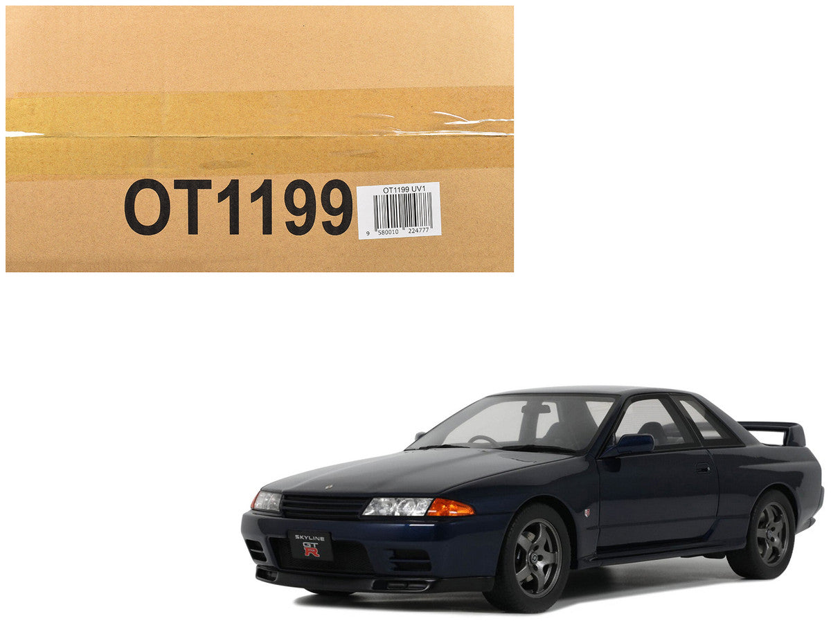 1993 Nissan Skyline GT-R (BNR32) RHD (Right Hand Drive) Dark Blue Pearl Limited Edition to 2000 pieces Worldwide 1/18 Model Car by Otto Mobile LuxuryLifeWay Online Store