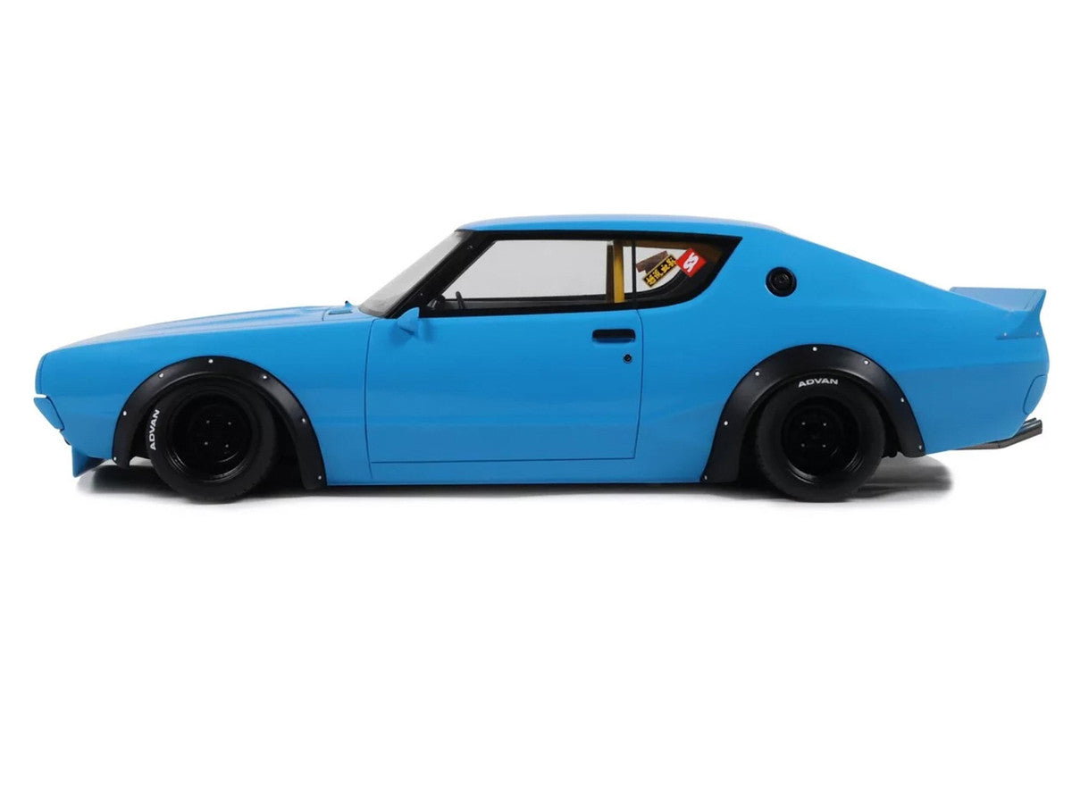 2024 Nissan Skyline 2000 GT-R (KPGC110) "LB-Works" RHD (Right Hand Drive) Blue Limited Edition to 999 pieces Worldwide 1/18 Model Car by Otto Mobile LuxuryLifeWay Online Store