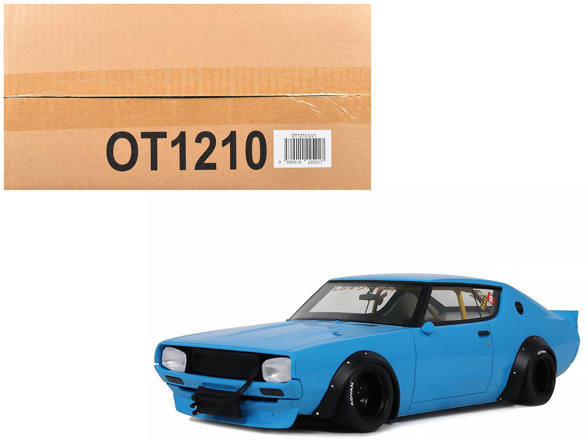 2024 Nissan Skyline 2000 GT-R (KPGC110) "LB-Works" RHD (Right Hand Drive) Blue Limited Edition to 999 pieces Worldwide 1/18 Model Car by Otto Mobile LuxuryLifeWay Online Store