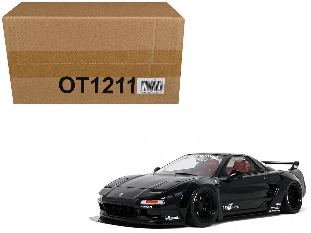 2020 Honda NSX (NA1) LB-Works Black with Red Interior Limited Edition to 2000 pieces Worldwide 1/18 Model Car by Otto Mobile LuxuryLifeWay Online Store