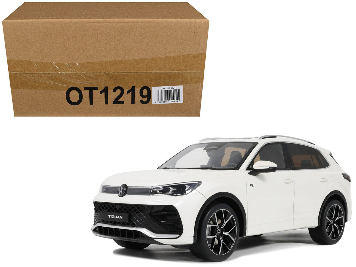 2024 Volkswagen Tiguan E Tsi R-Line Oryx White Pearl Limited Edition to 999 pieces Worldwide 1/18 Model Car by Otto Mobile LuxuryLifeWay Online Store