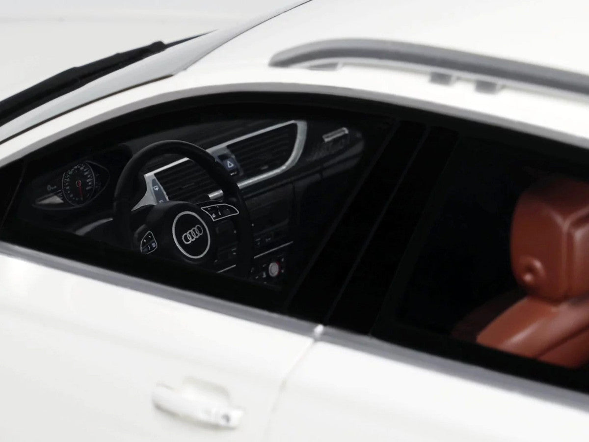 2015 Audi C7 All Road Ibis White 1/18 Model Car by Otto Mobile LuxuryLifeWay Online Store