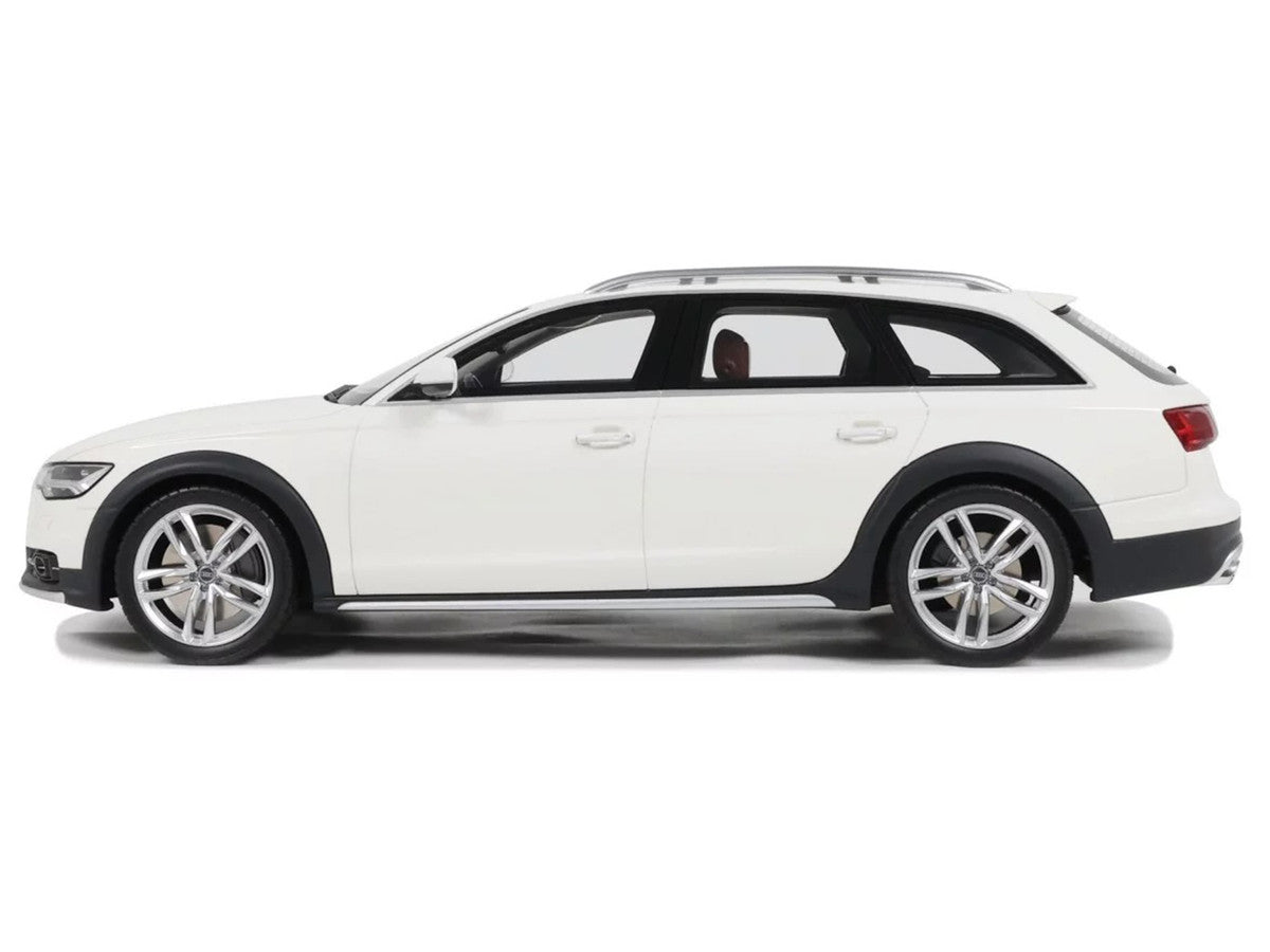 2015 Audi C7 All Road Ibis White 1/18 Model Car by Otto Mobile LuxuryLifeWay Online Store