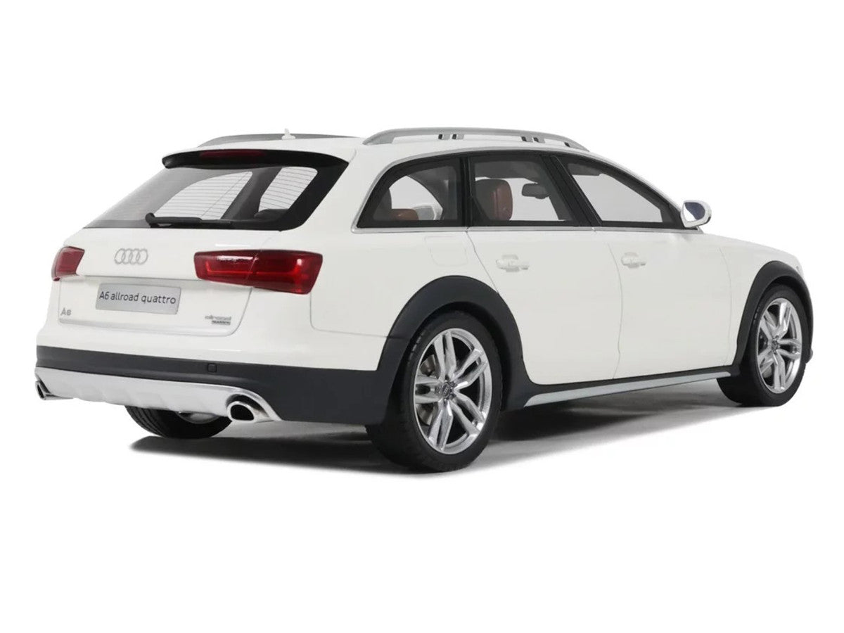 2015 Audi C7 All Road Ibis White 1/18 Model Car by Otto Mobile LuxuryLifeWay Online Store