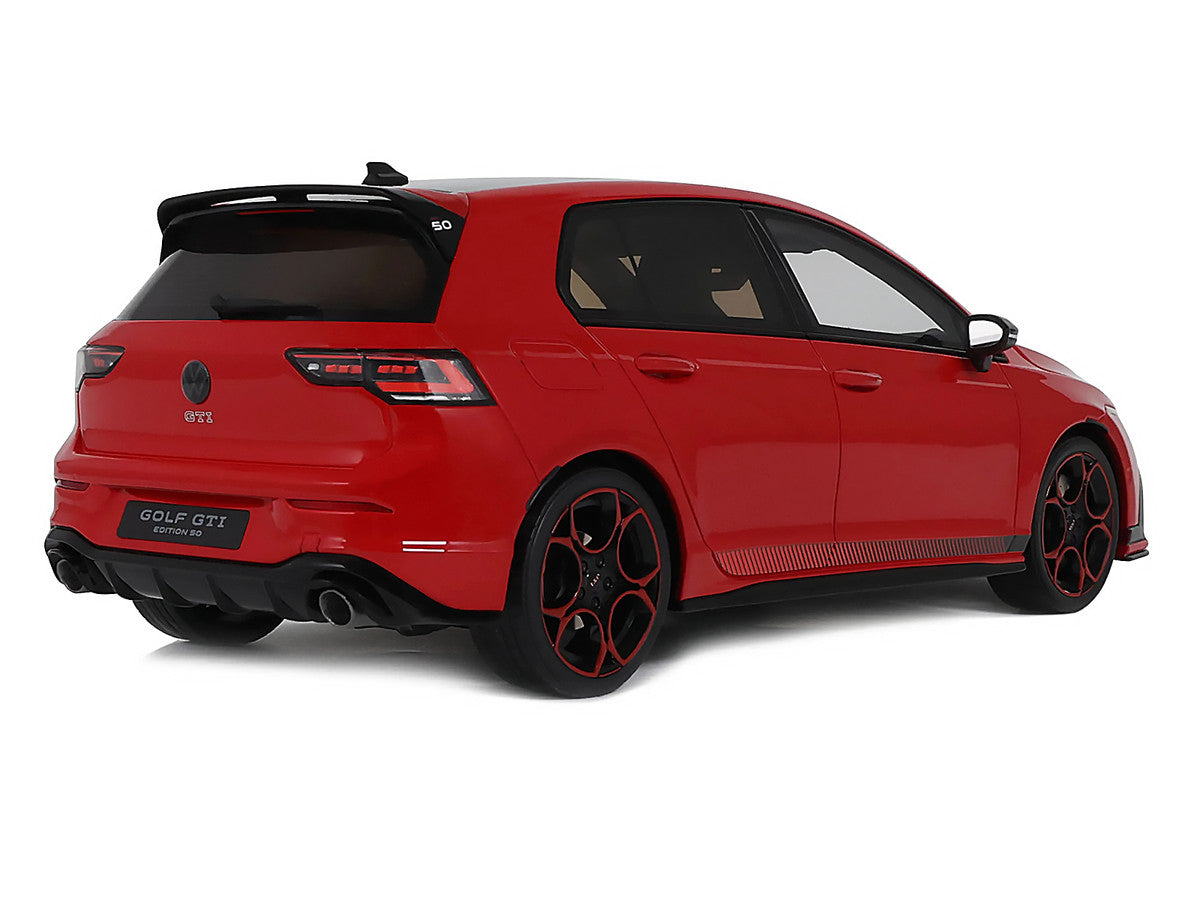 2024 Volkswagen Golf Mk.8 GTi 50th Edition Tornado Red Limited Edition to 999 pieces Worldwide 1/18 Model Car by Otto Mobile LuxuryLifeWay Online Store