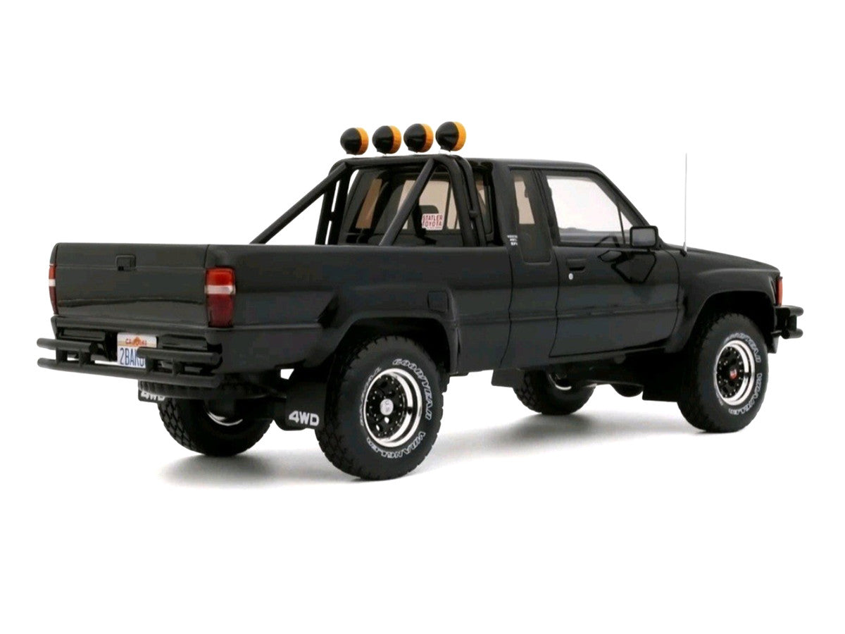 1985 Toyota Hilux SR5 Pickup Truck Black Limited Edition to 2500 pieces Worldwide 1/18 Model Car by Otto Mobile LuxuryLifeWay Online Store