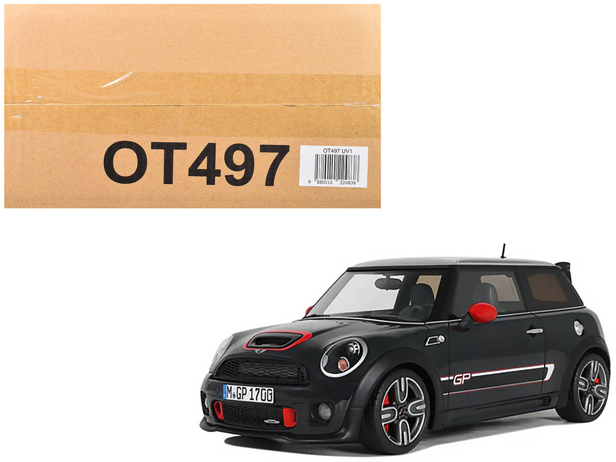 2012 Mini JCW GP2 R56 Thunder Gray Metallic with Light Gray Top Limited Edition to 2000 pieces Worldwide 1/18 Model Car by Otto Mobile LuxuryLifeWay Online Store