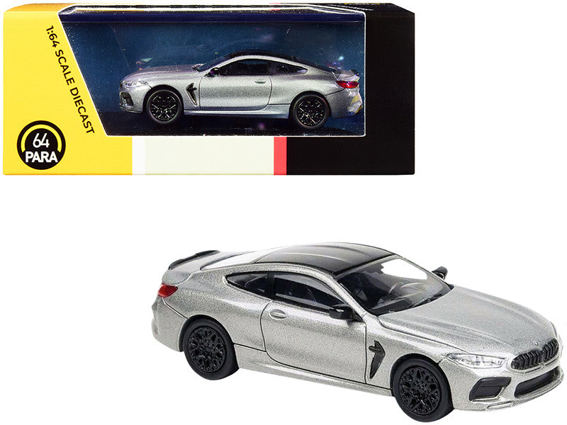 BMW M8 Coupe Donington Gray Metallic with Black Top 1/64 Diecast Model Car by Paragon LuxuryLifeWay Online Store
