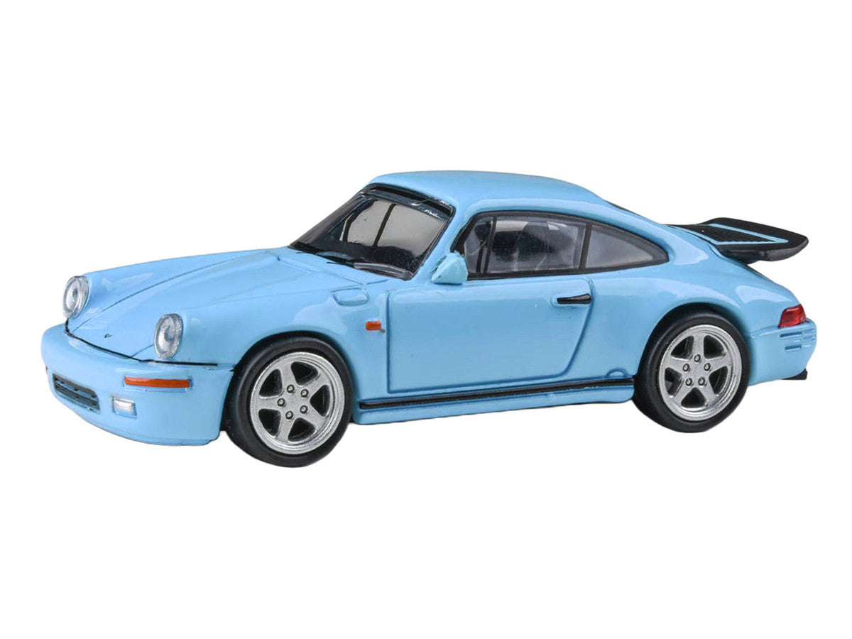 1987 RUF CTR Gulf Blue 1/64 Diecast Model Car by Paragon Models LuxuryLifeWay Online Store