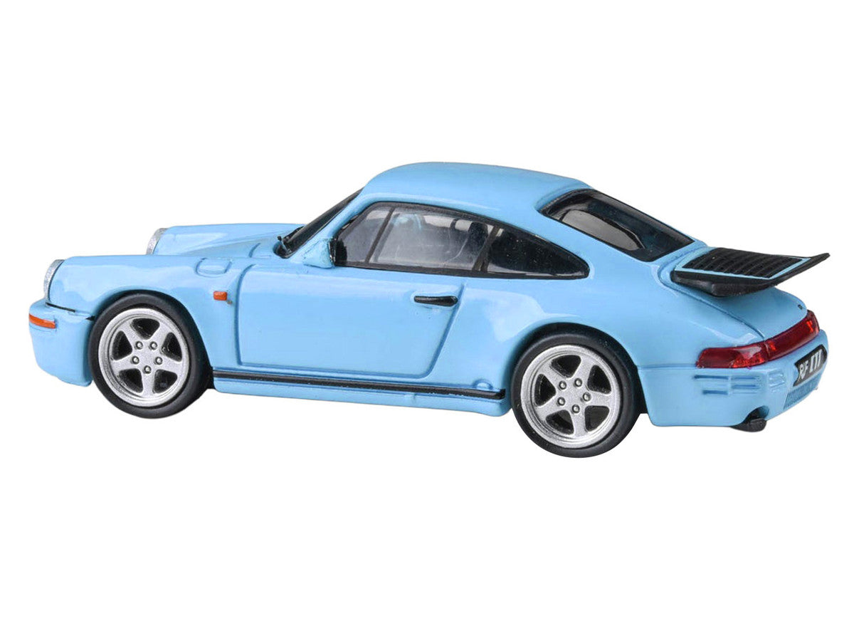 1987 RUF CTR Gulf Blue 1/64 Diecast Model Car by Paragon Models LuxuryLifeWay Online Store