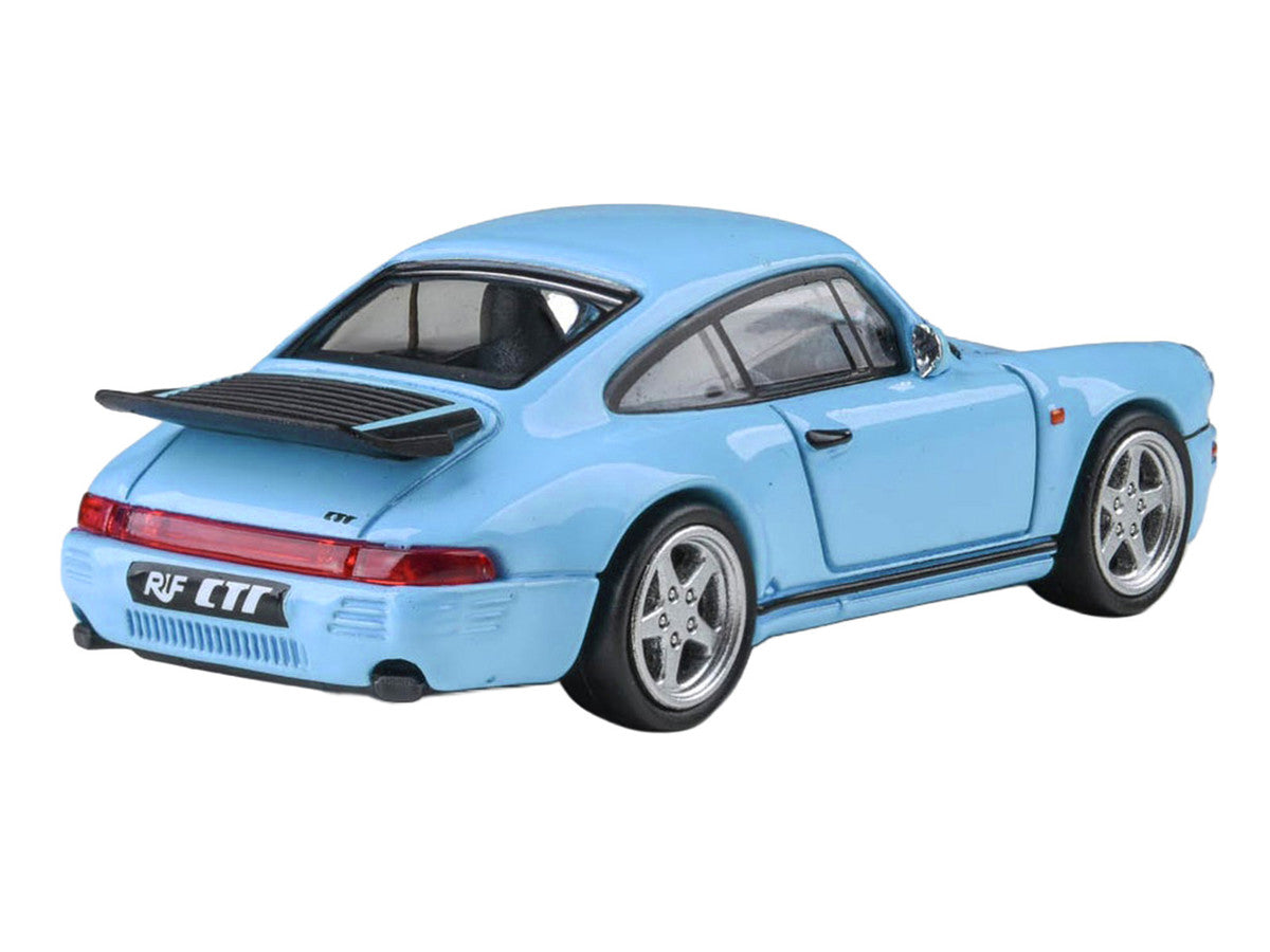 1987 RUF CTR Gulf Blue 1/64 Diecast Model Car by Paragon Models LuxuryLifeWay Online Store