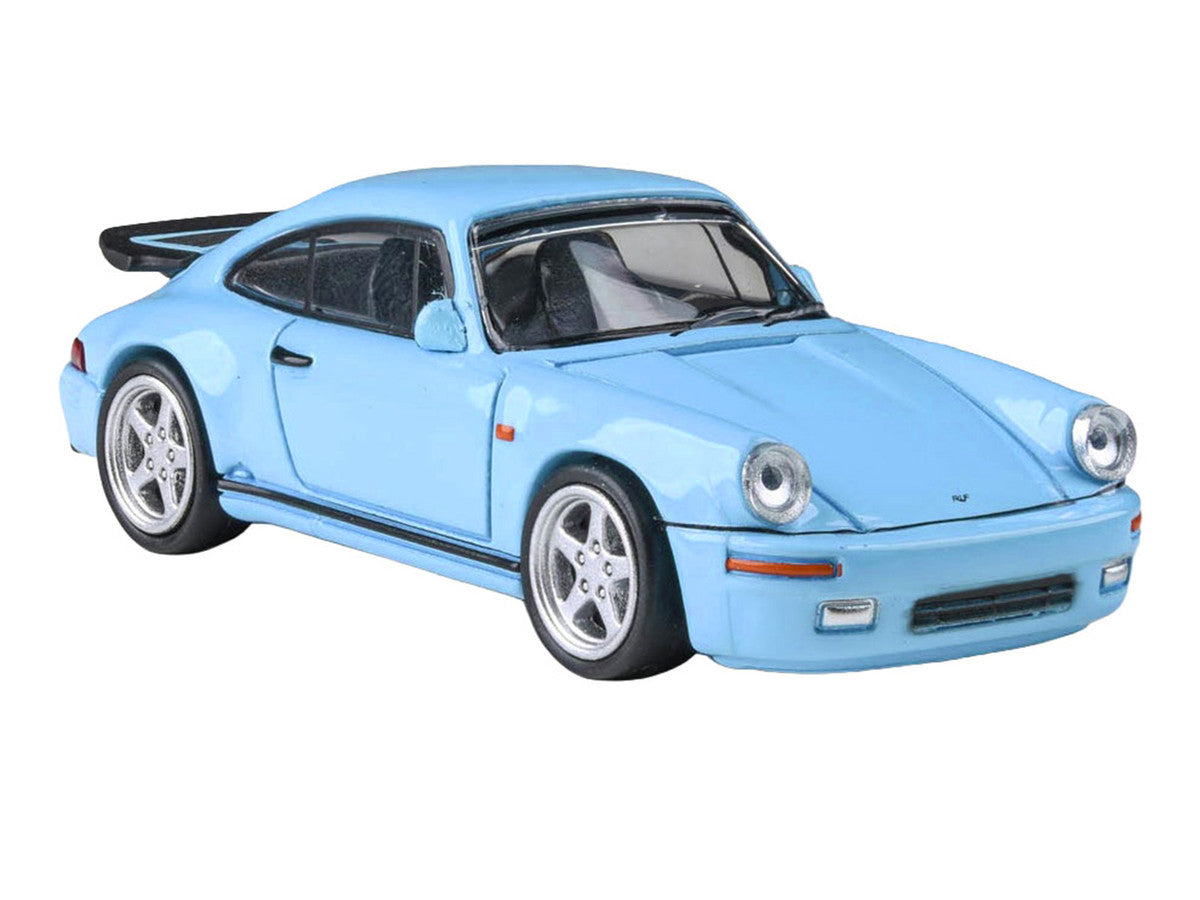 1987 RUF CTR Gulf Blue 1/64 Diecast Model Car by Paragon Models LuxuryLifeWay Online Store