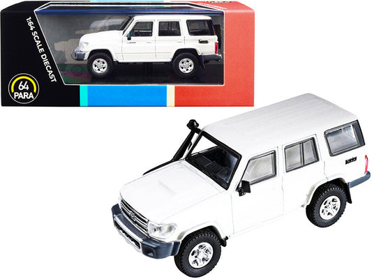 Toyota Land Cruiser 76 French Vanilla Pearl White 1/64 Diecast Model Car by Paragon LuxuryLifeWay Online Store