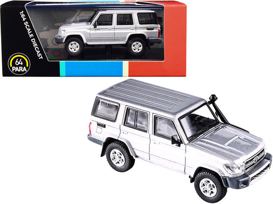 Toyota Land Cruiser 76 Silver Pearl 1/64 Diecast Model Car by Paragon LuxuryLifeWay Online Store