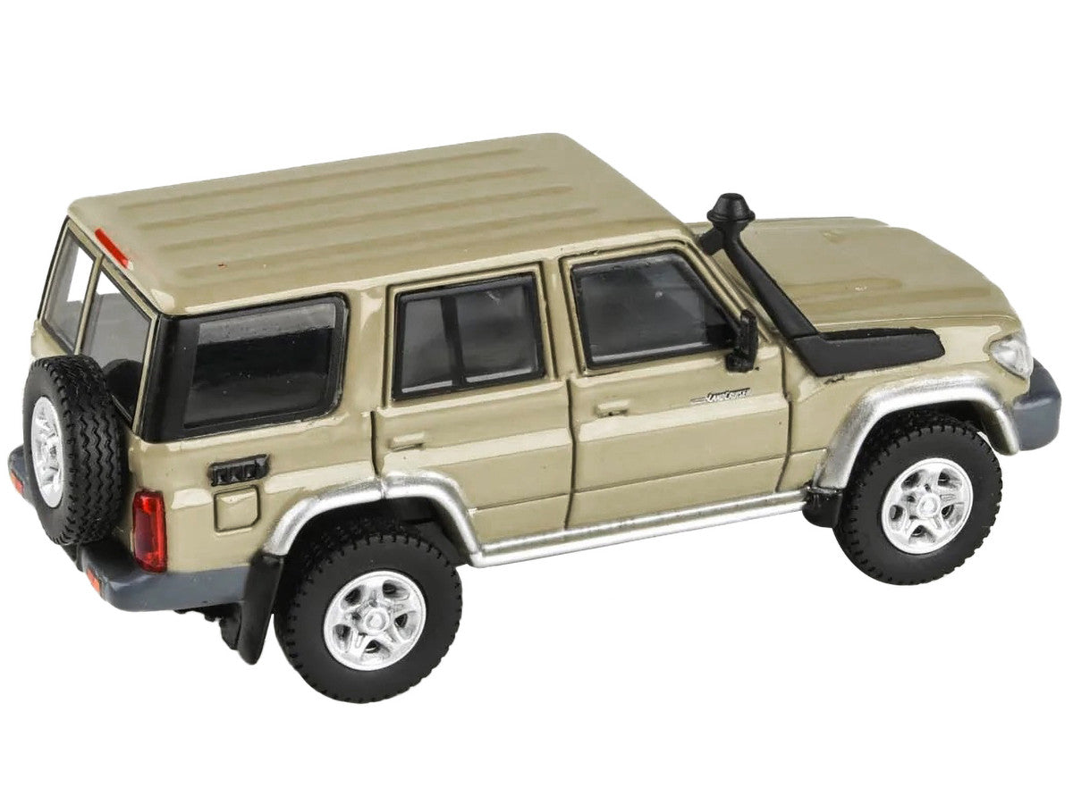 2014 Toyota Land Cruiser 76 Sandy Taupe Tan 1/64 Diecast Model Car by Paragon Models LuxuryLifeWay Online Store