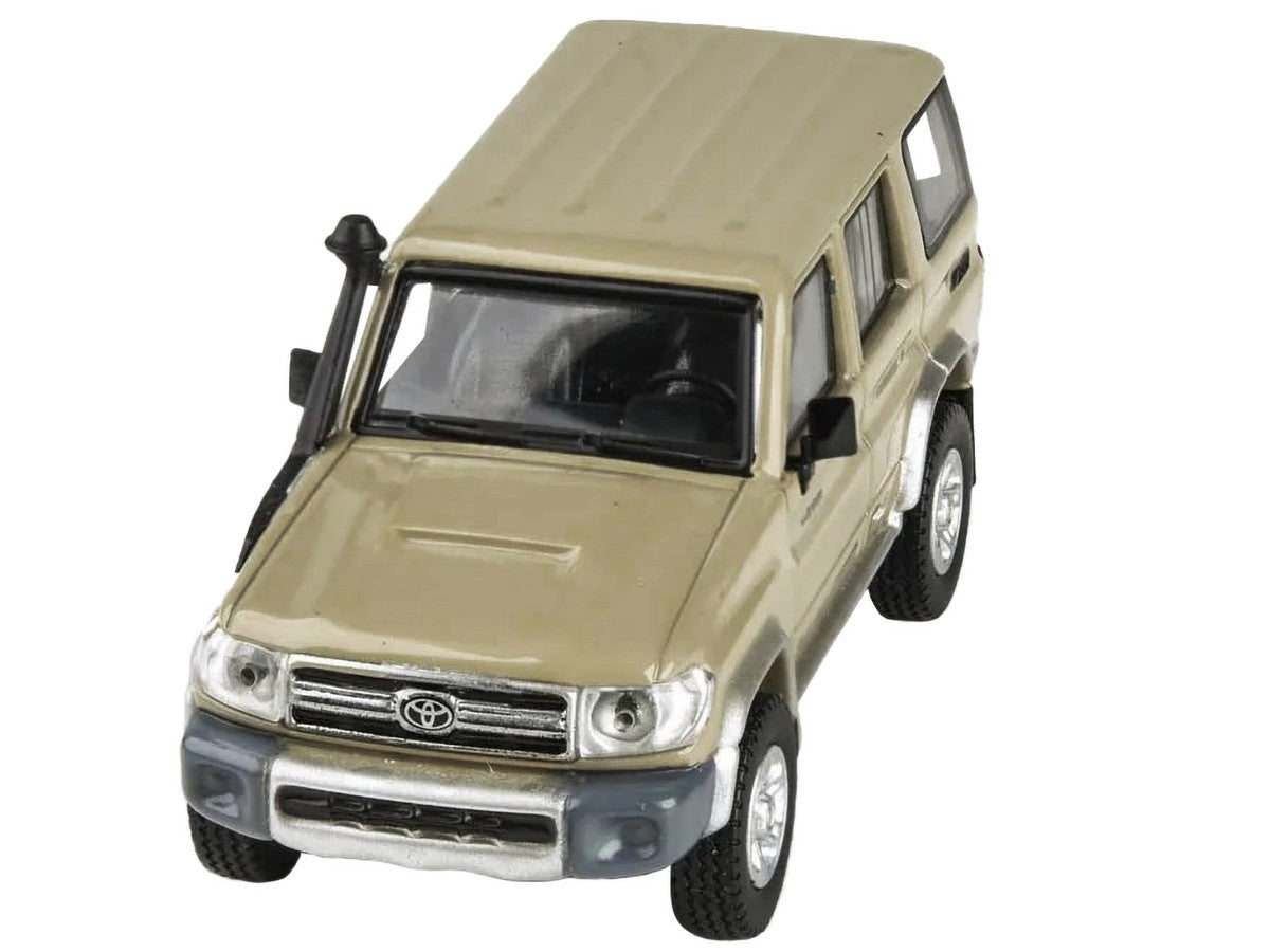 2014 Toyota Land Cruiser 76 Sandy Taupe Tan 1/64 Diecast Model Car by Paragon Models LuxuryLifeWay Online Store