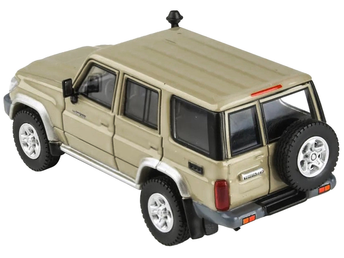 2014 Toyota Land Cruiser 76 Sandy Taupe Tan 1/64 Diecast Model Car by Paragon Models LuxuryLifeWay Online Store