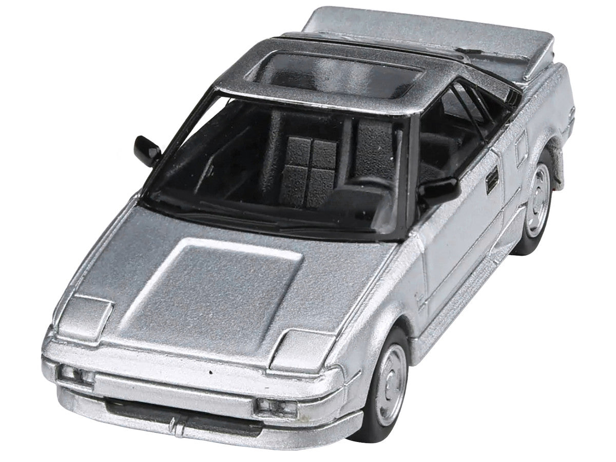 1985 Toyota MR2 MK1 Super Silver Metallic with Sunroof 1/64 Diecast Model Car by Paragon Models LuxuryLifeWay Online Store