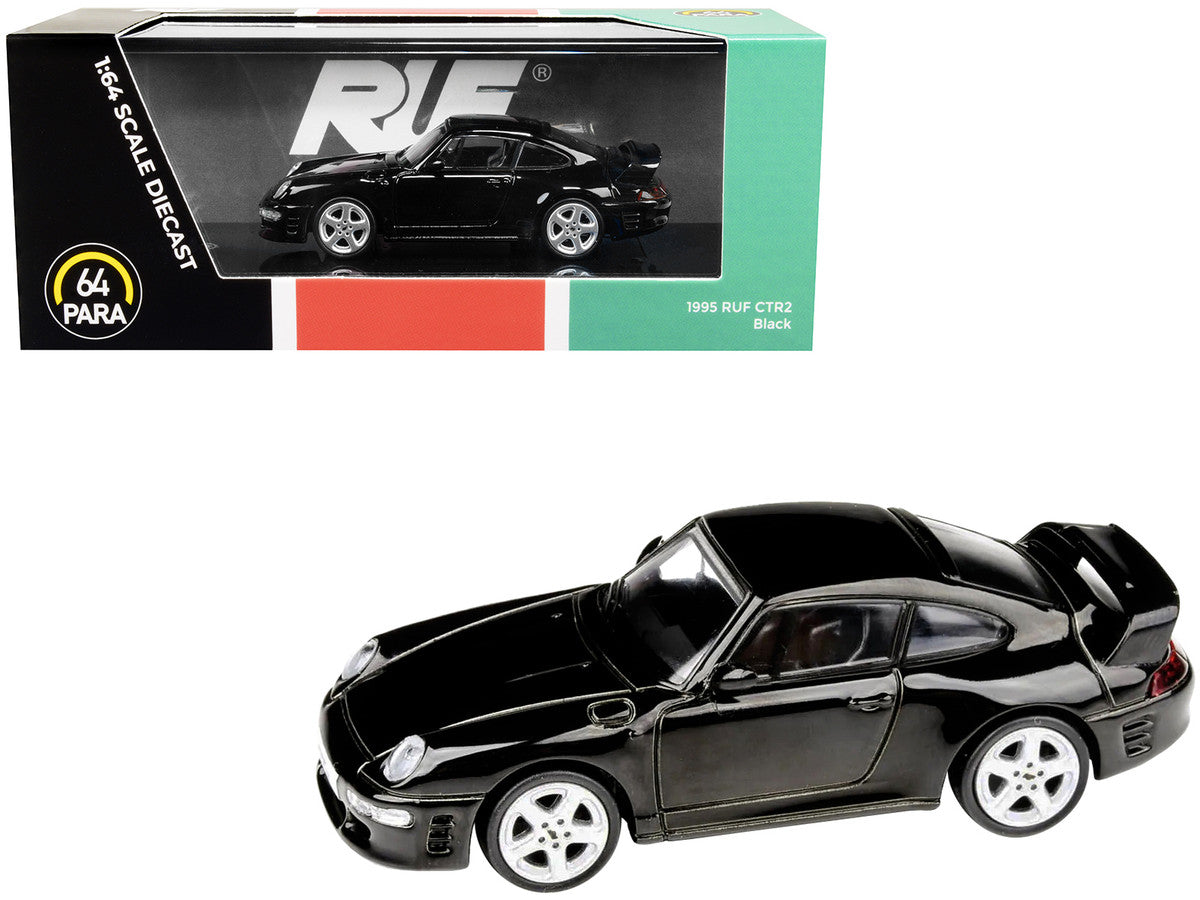 1995 RUF CTR2 Black 1/64 Diecast Model Car by Paragon LuxuryLifeWay Online Store