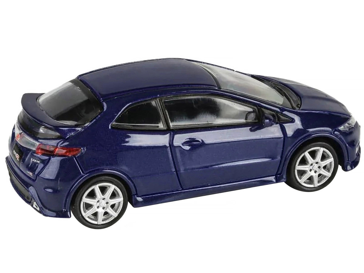 2007 Honda Civic Type R FN2 Sapphire Blue Metallic 1/64 Diecast Model Car by Paragon Models LuxuryLifeWay Online Store