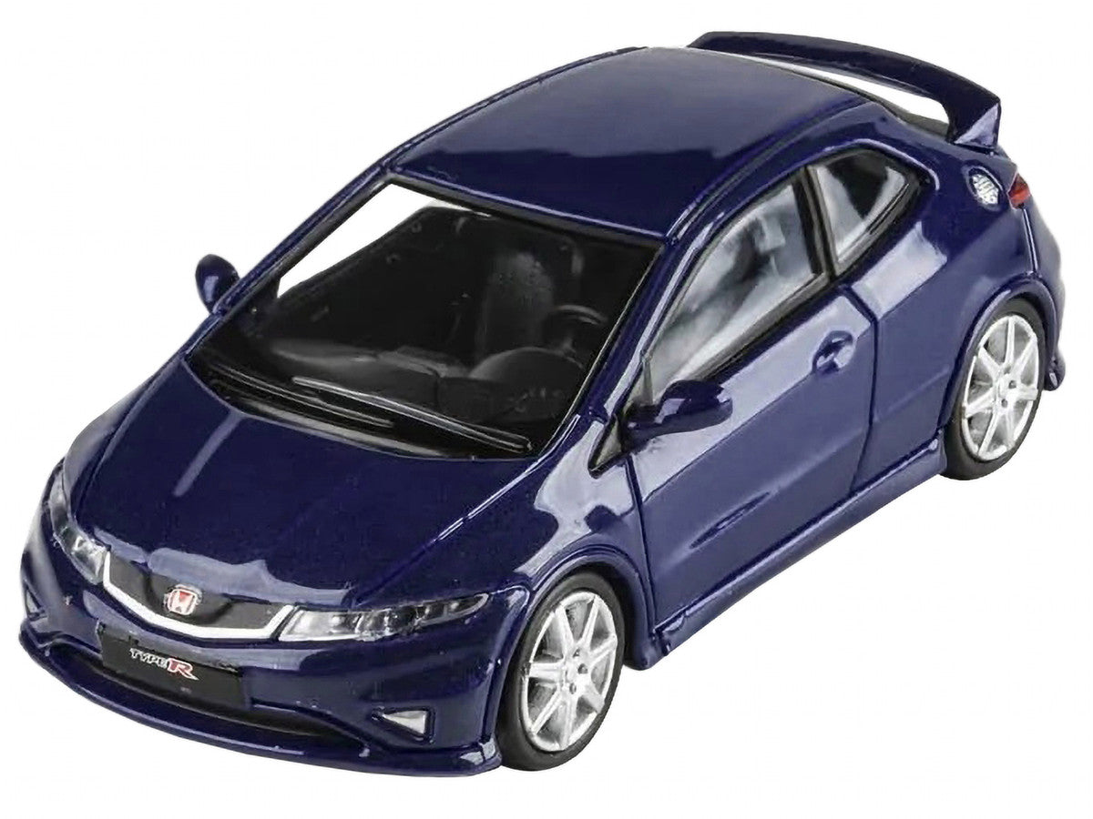 2007 Honda Civic Type R FN2 Sapphire Blue Metallic 1/64 Diecast Model Car by Paragon Models LuxuryLifeWay Online Store