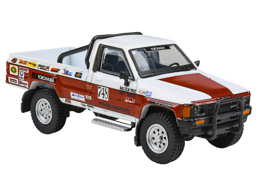 Toyota Hilux Pickup Truck #748 Malcolm Vinje - Mark Hansen "Mojave 250" (1987) 1/64 Diecast Model Car by Paragon Models LuxuryLifeWay Online Store